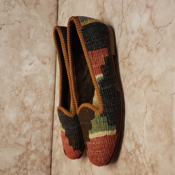 Artemis Desing Co. Colorful Wool Women's Loafers Size  40 - Picture 3 of 8